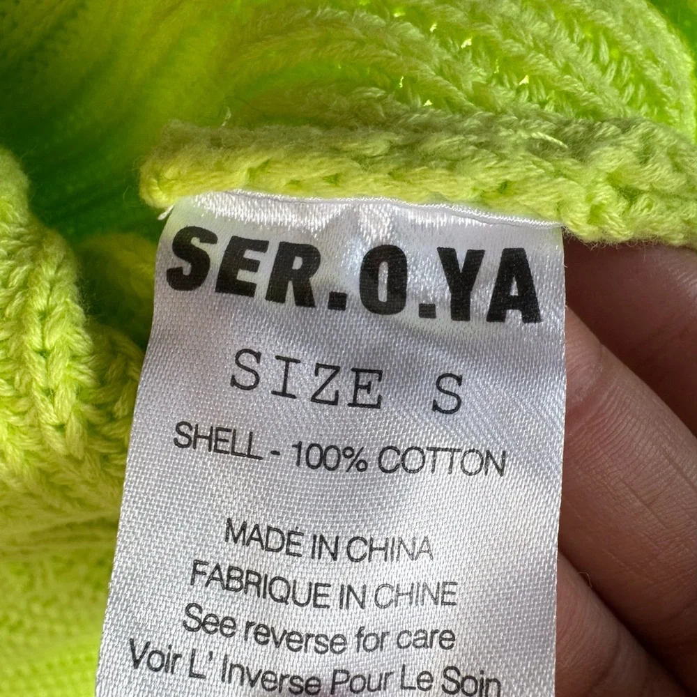 SER.O.YA ROPPED DEVIN SWEATER - Picture 10 of 12